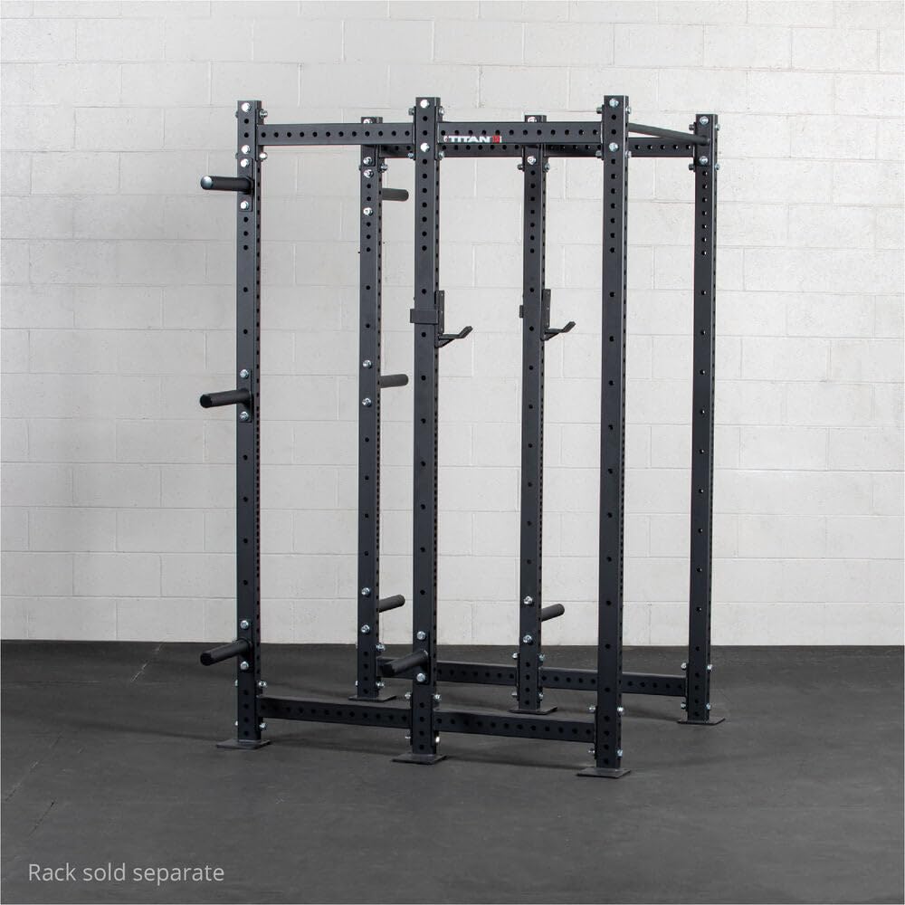 Titan Fitness T-3 Series Black Tall 24in Depth Power Rack Extension Kit