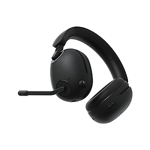 Sony INZONE H9 Gaming Headset, Wireless Noise Canceling Bluetooth Headset with Microphone, 360 Spatial Sound, for PC and PS5 (WH-G900N), Black