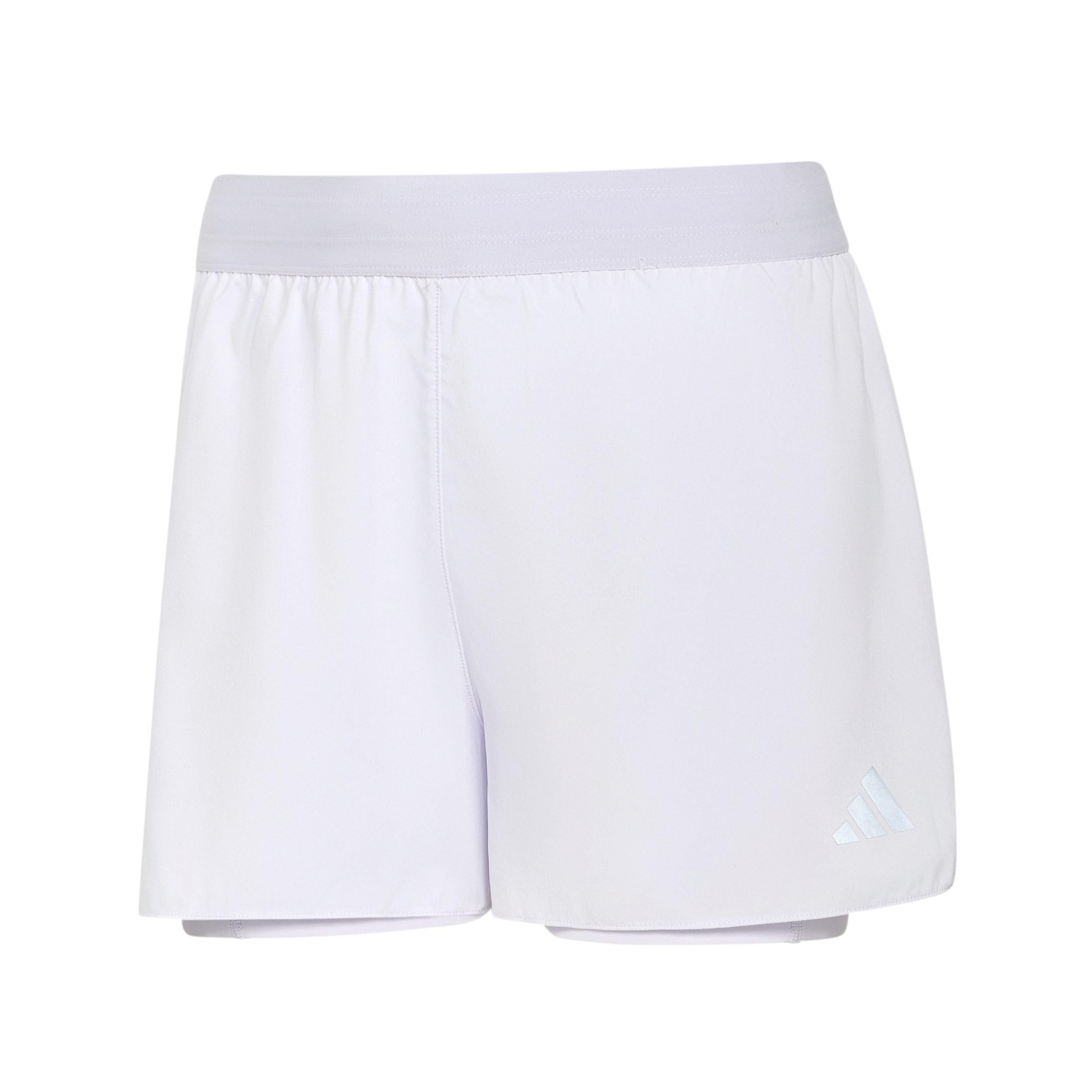 adidas Women's Adi365 Running Essentials 2In1 Shorts, Frozen Purple, XXL