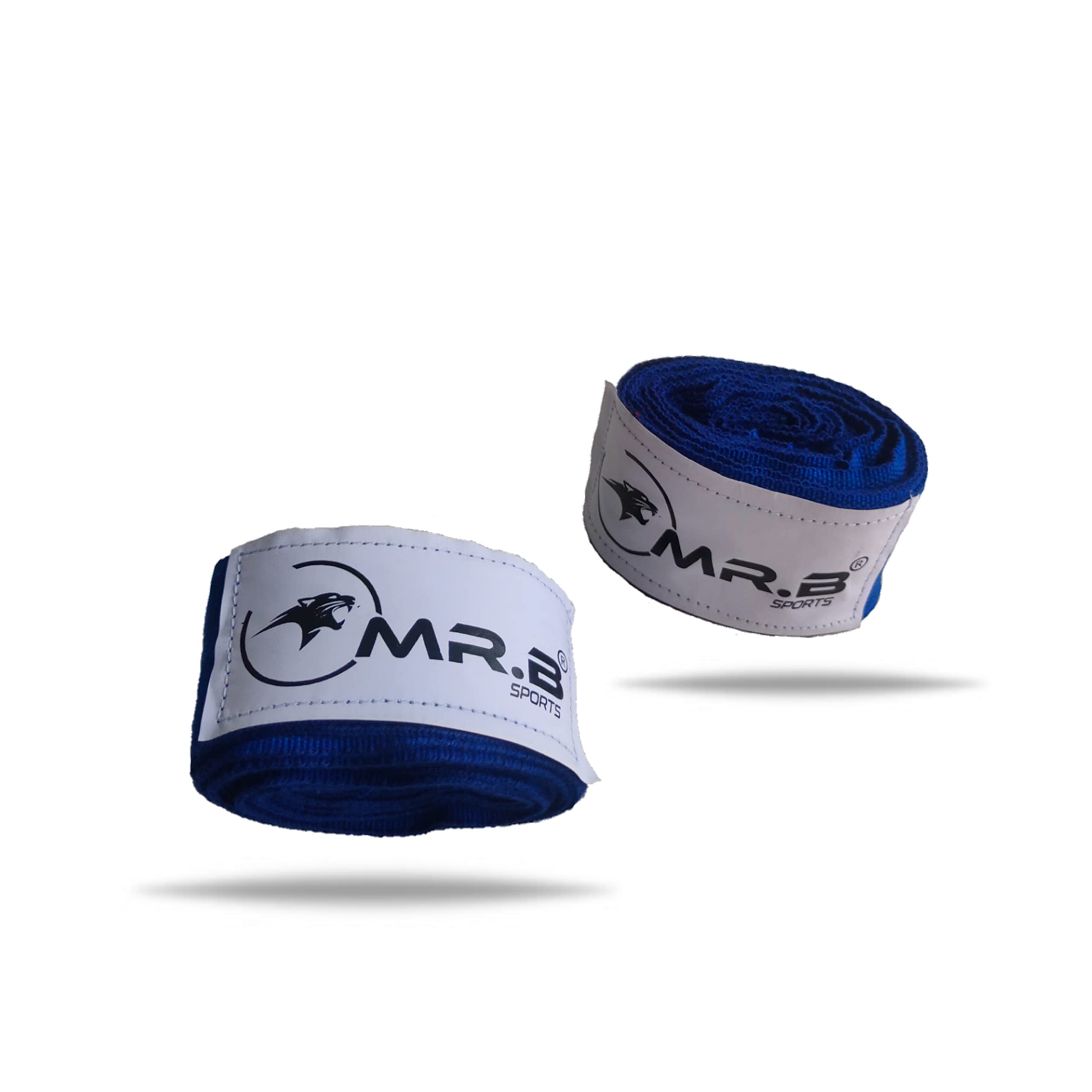 MR.B SPORTS Hand Wraps, Hand Wraps for Boxing, Boxing Hand Wrap Punching Hand Wraps 108" & 180" Length (Blue, 180" Length) 1