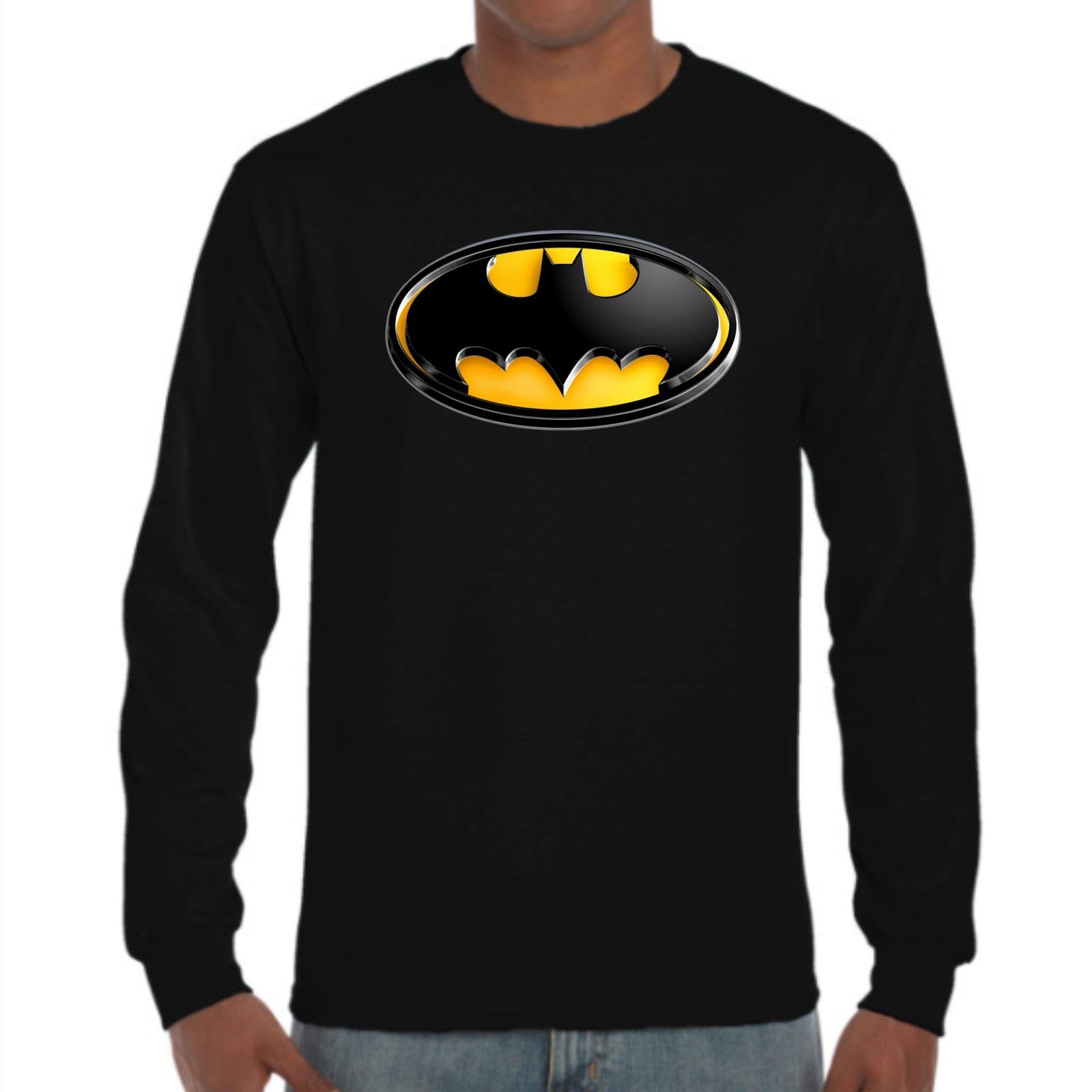 the Fan Tee Camiseta de Adulto de Manga Larga de Hombre Comic Murcielago El Caballero Oscuro 111 S