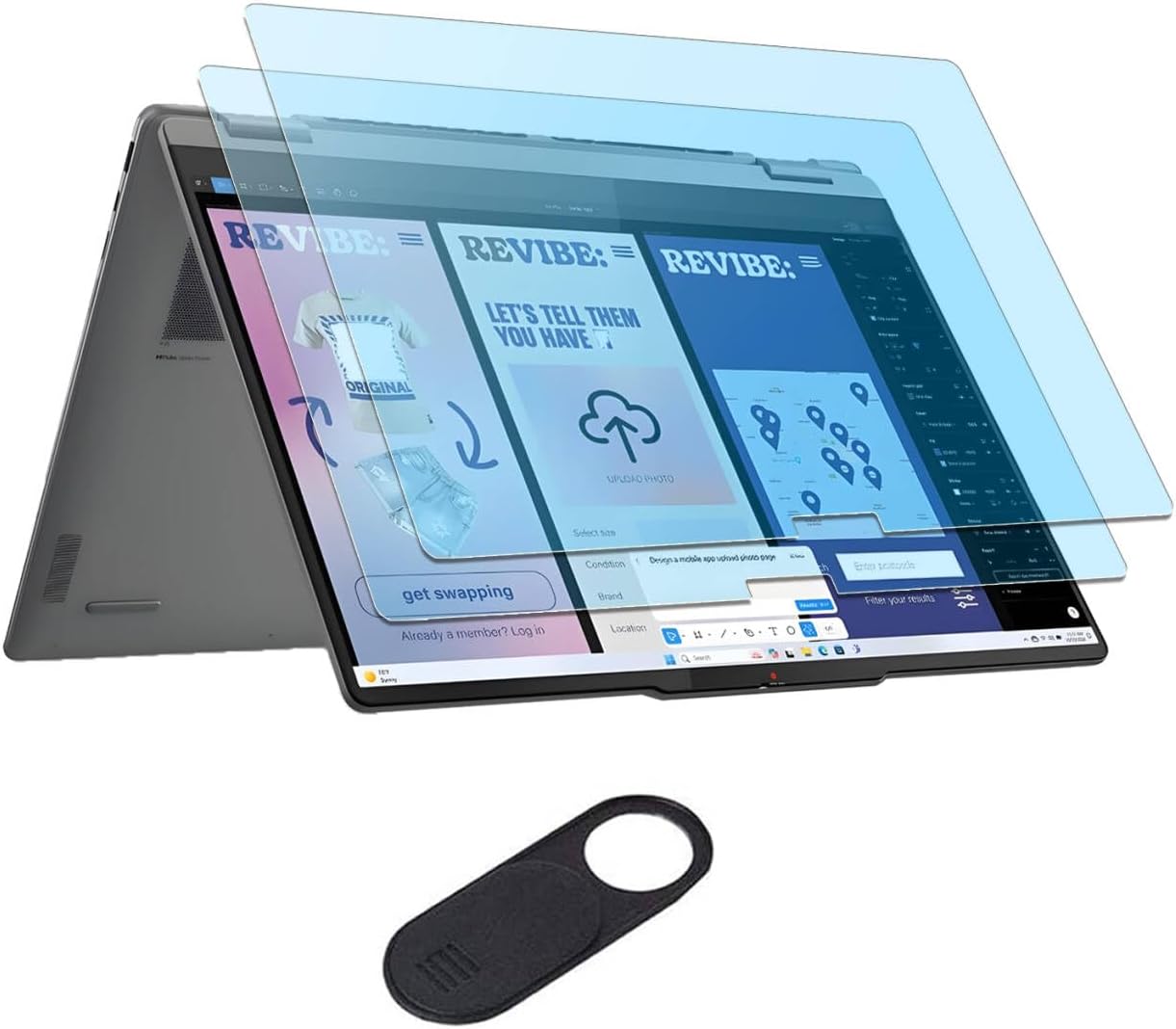 MUBUY-GOL Screen Protector for 2026 Lenovo Yoga 7a 2-in-1 (16″, Gen 11) 16-Inch Laptop Anti-Blue Light Anti-Glare Anti-UV Filter Reduces Eye Strain Anti Fingerprint