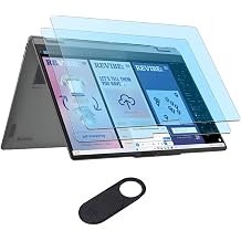 2 Pack Screen Protector for Lenovo Yoga 7a 2-in-1 14" & Lneovo Yoga 7i 2-in-1 Aura Edition 14IPH11/83TC,14AGP11/83TD,Reduces Eye Strain Anti-Blue Light Glare UV Edge-to-Edge Coverage Screen Filter