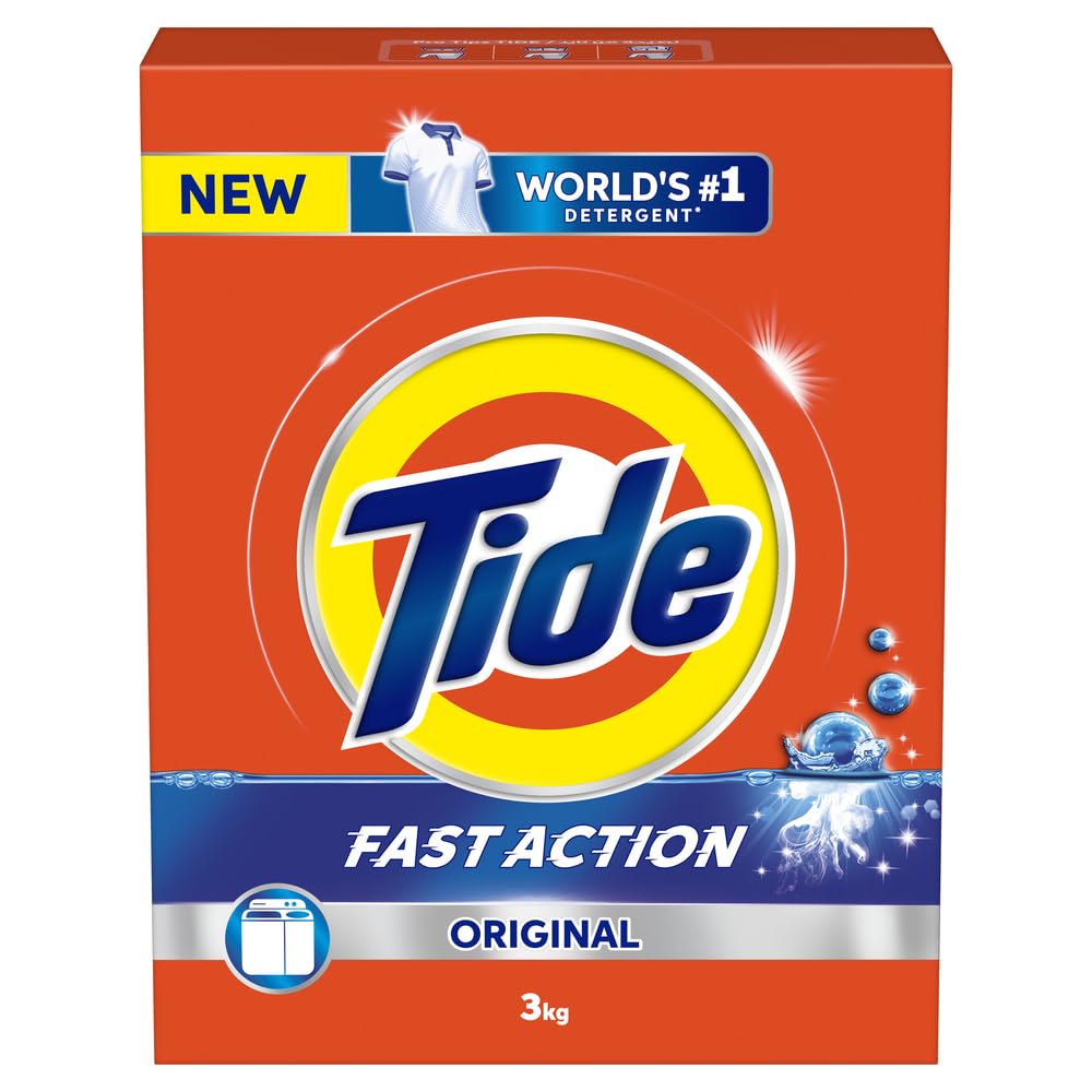Fast Action Laundry Detergent Powder, 3 KG