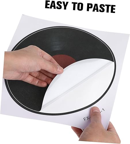 Miniatura 8 de Retro Records - Calcomanías decorativas de vinilo para pared, diseño de música para fiestas