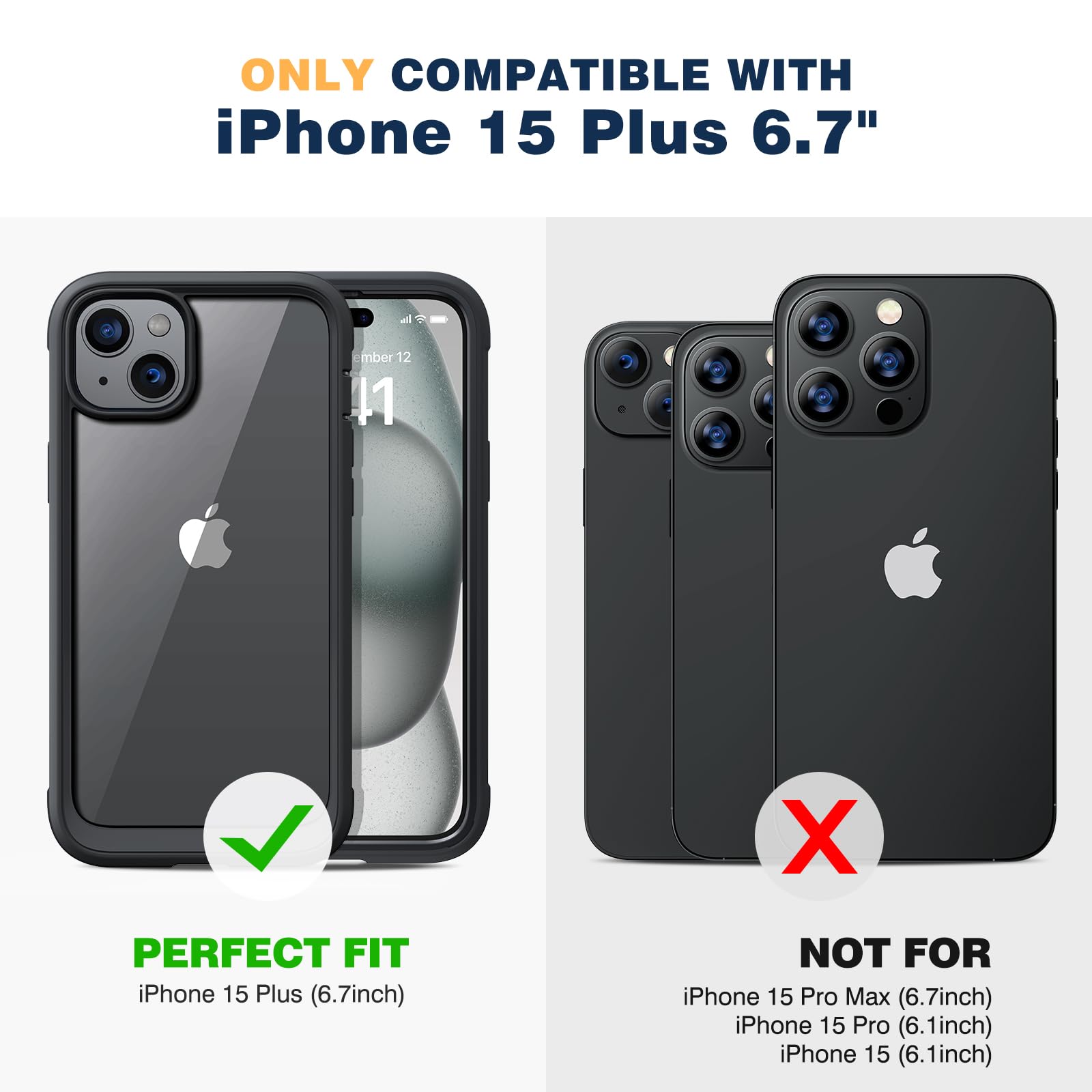 Diaclara for iPhone 15 Plus Case - Image 4