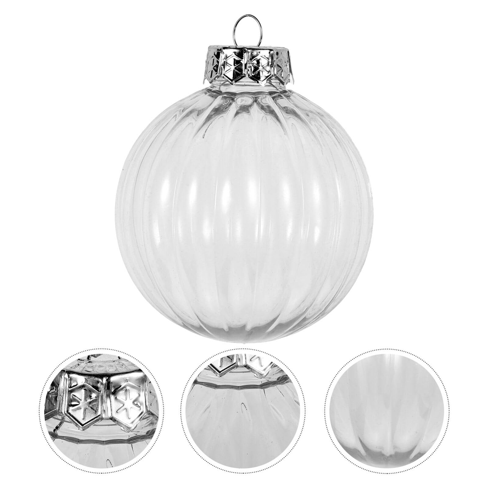 ABOOFAN 20piezas Adornos Navideños De Bola Rellena Bolas Colgantes para Árbol Decoración De Navidad