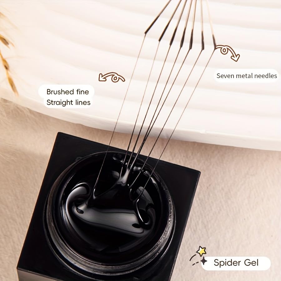 Multifunctional Nail Art Liner Brush, Nail Painting Brush Nail Art Seven Needle Pen Painting