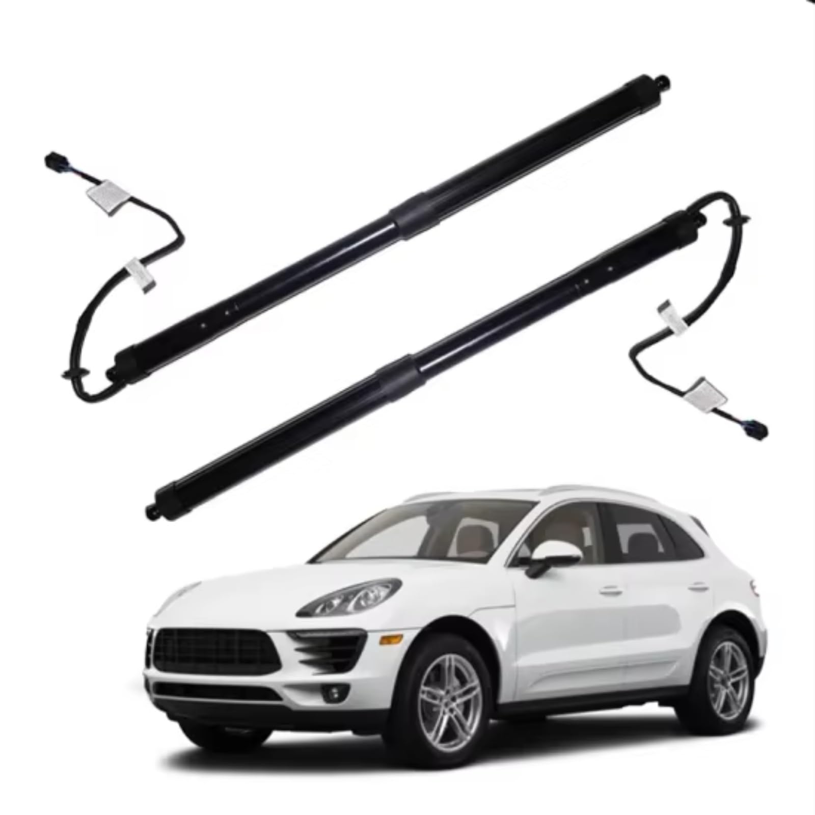 Compatible avec pour Cayenne 92A 958 2015 2016 2017 1 Paire De Tiges De Support De Hayon Électrique De Voiture 95851285108 Ressort gaz électrique