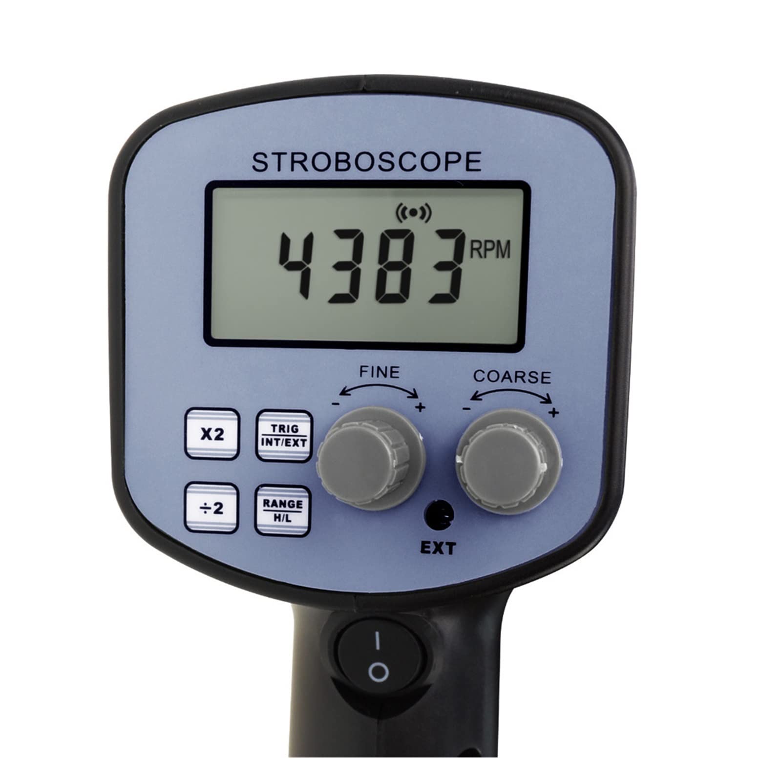 Estroboscopio de mano digital estroboscopio xenón tipo flash Medidor 50-12,000 Fpm Range Strobe Tester No Contact Rotational Speed ​​Analyzer for giro impresión engranajes, Módulo tecnológico