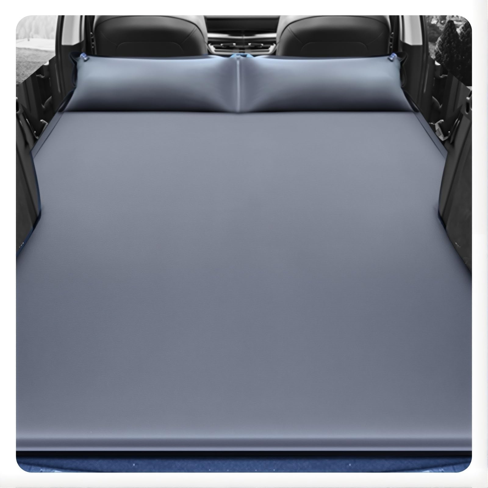 Afqndhckp Grey Car Mattress, For Vw Passat B5 B6 B7 B8 Se Estate Self-Inflating Suv Camping Bed, Premium Suede Soft Sleeping Pad, Travel Inflatable Mattress,