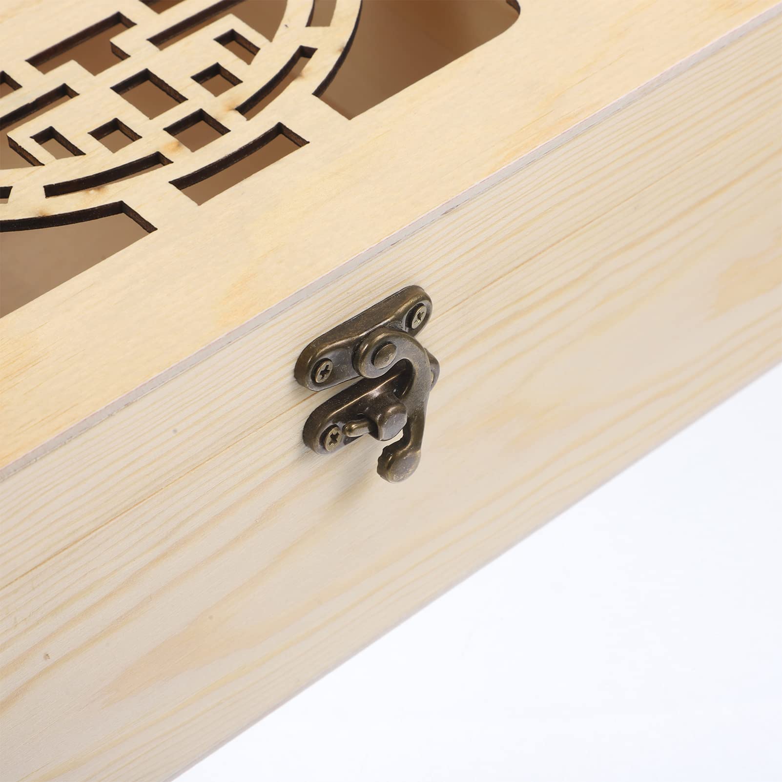 MAGICLULU Scatola Regalo Per Vino in Legno Scatola Per Bottiglia Di Vino Portatile Per Compleanni Matrimoni Feste e Eventi Speciali