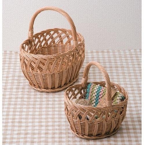 Amazon｜バスケット カゴ 収納 ピクニック ポッシュリビング