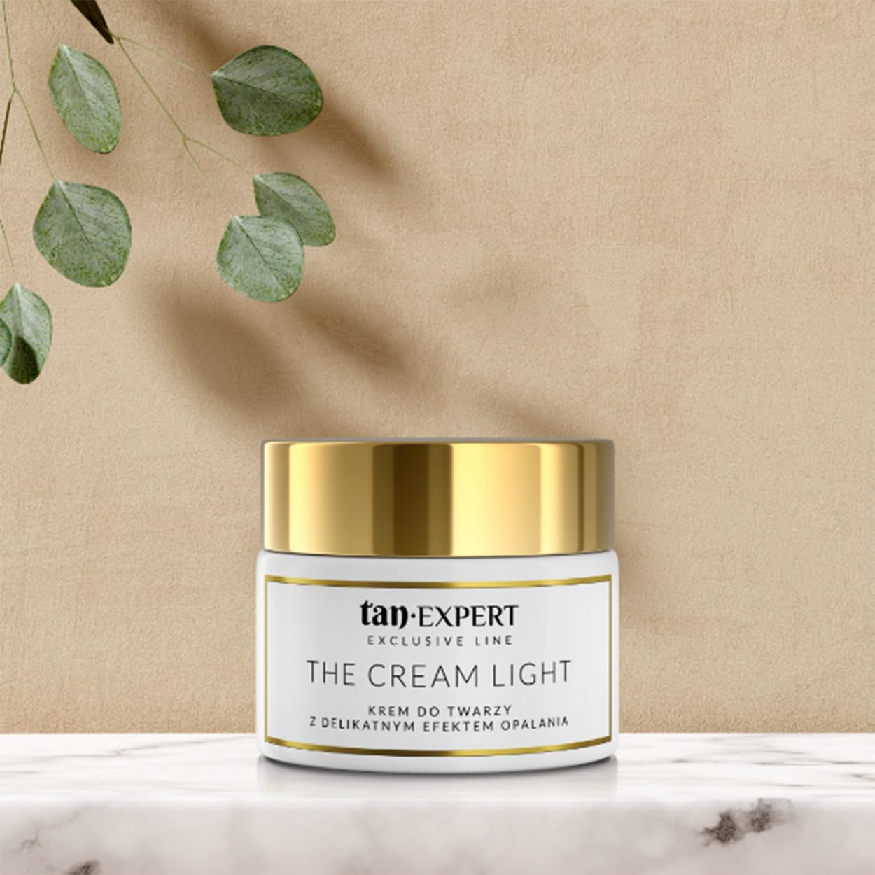 The Cream Light krem do twarzy 50 g z efektem samoopalenizny krem do twarzy do naturalnej opalenizny
