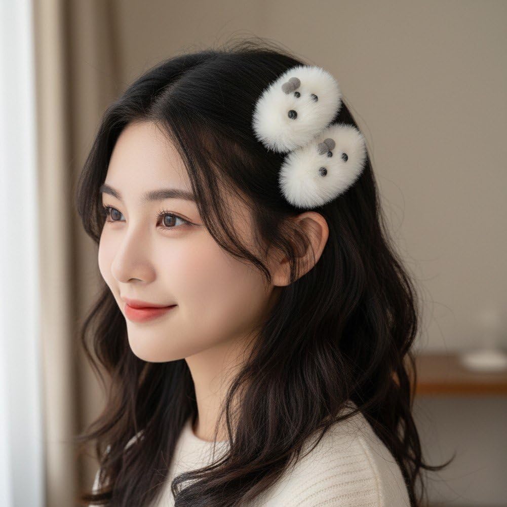 Amazon | Bontand ヘアピン ヘアクリップ ぬいぐるみ アザラシ