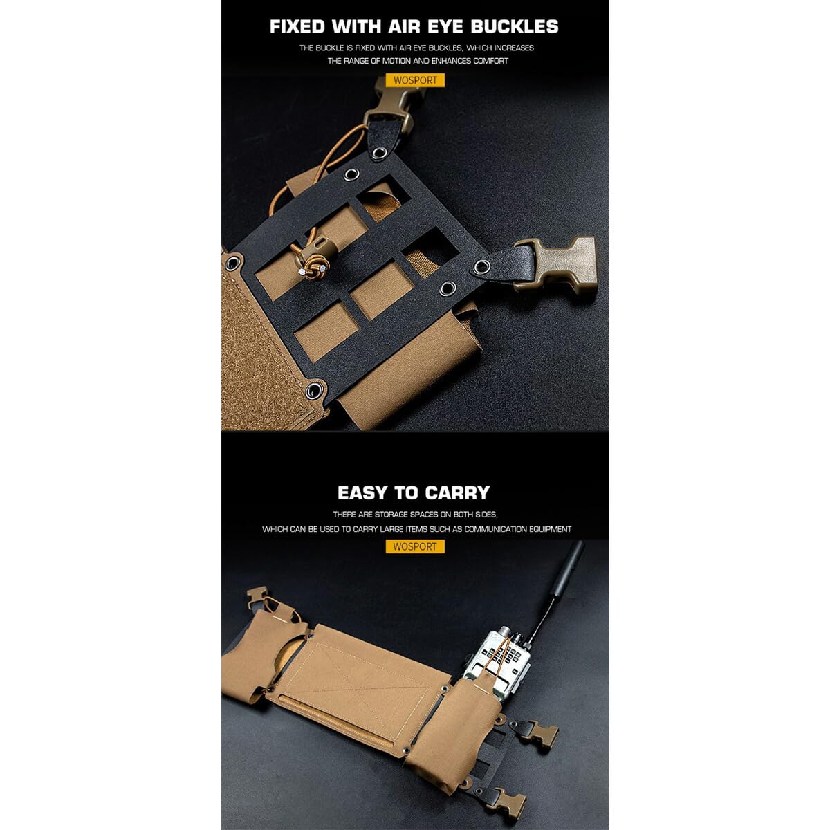 Amazon | WoSporT Spiritus Systems MK4チェストリグ用エクステンド