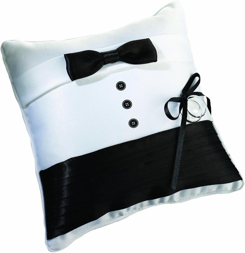 Lillian Rose Groom 6.5" Wedding Tuxedo Ring Pillow RP100