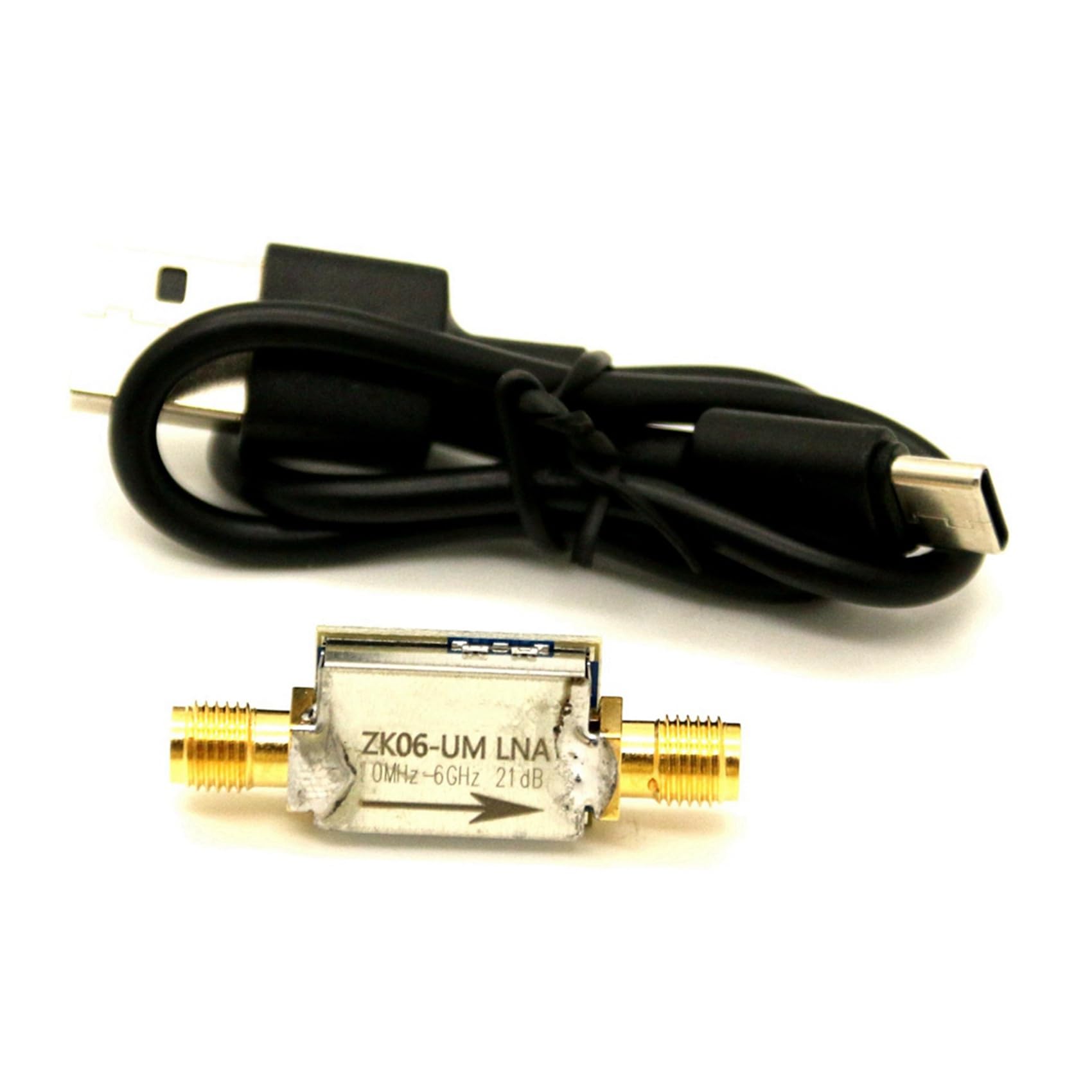 Amplificador de Bajo Ruido Serie ZK06-UM, Interfaz USB de 100 KHz A 6 GHz, Módulo Preamplificador de Potencia de Alta Ganancia de 21 DB (6 Juegos)