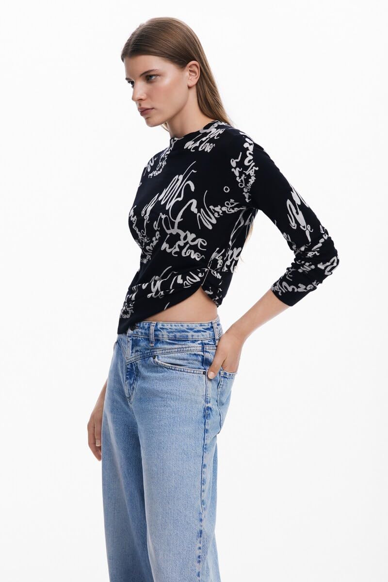 Desigual 25swjf04 Sweatshirt Donna (Pacco da 1)