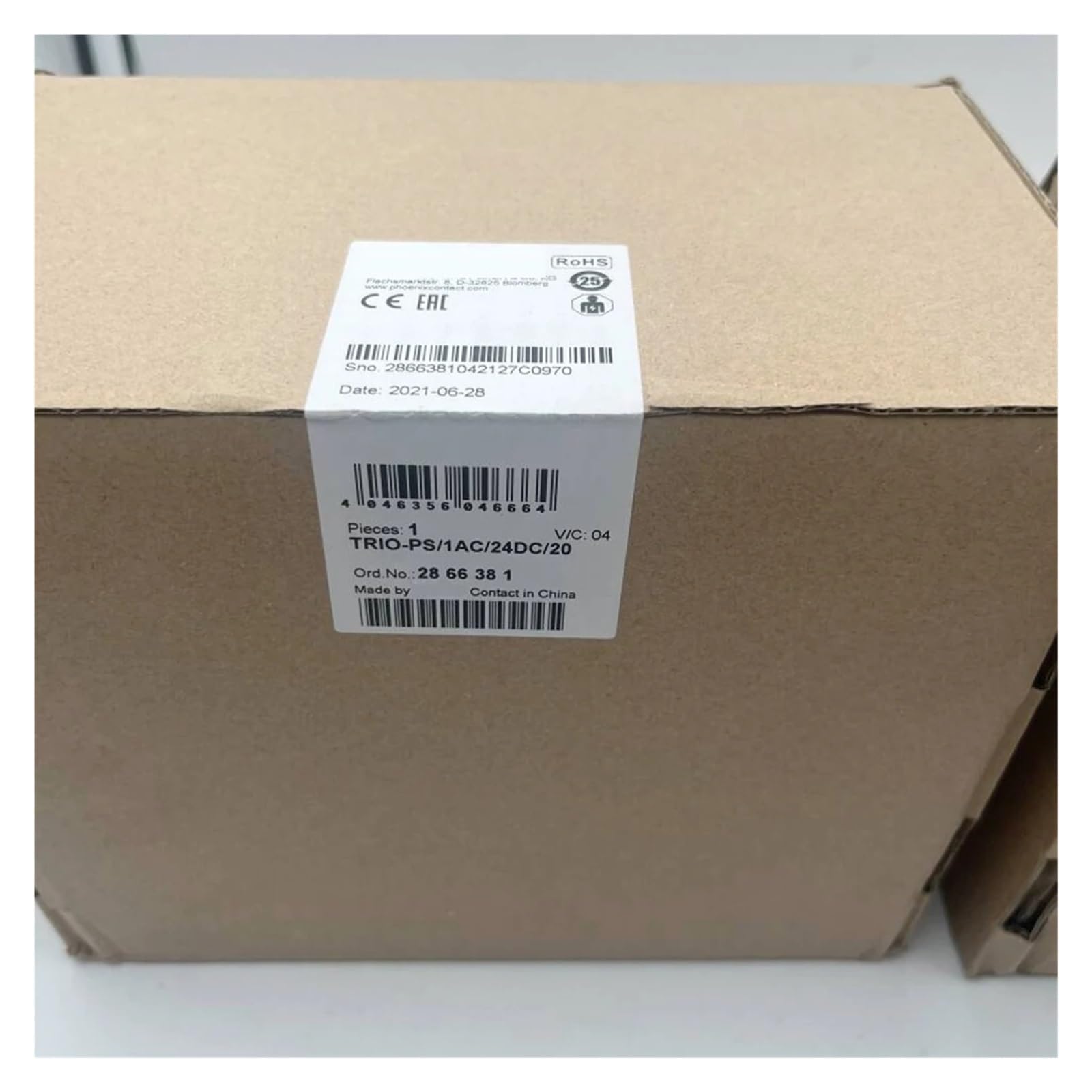 BFSYDLUJ 1PCS TRIO-PS/1AC/24DC/20 Switching Power Supply 2866381