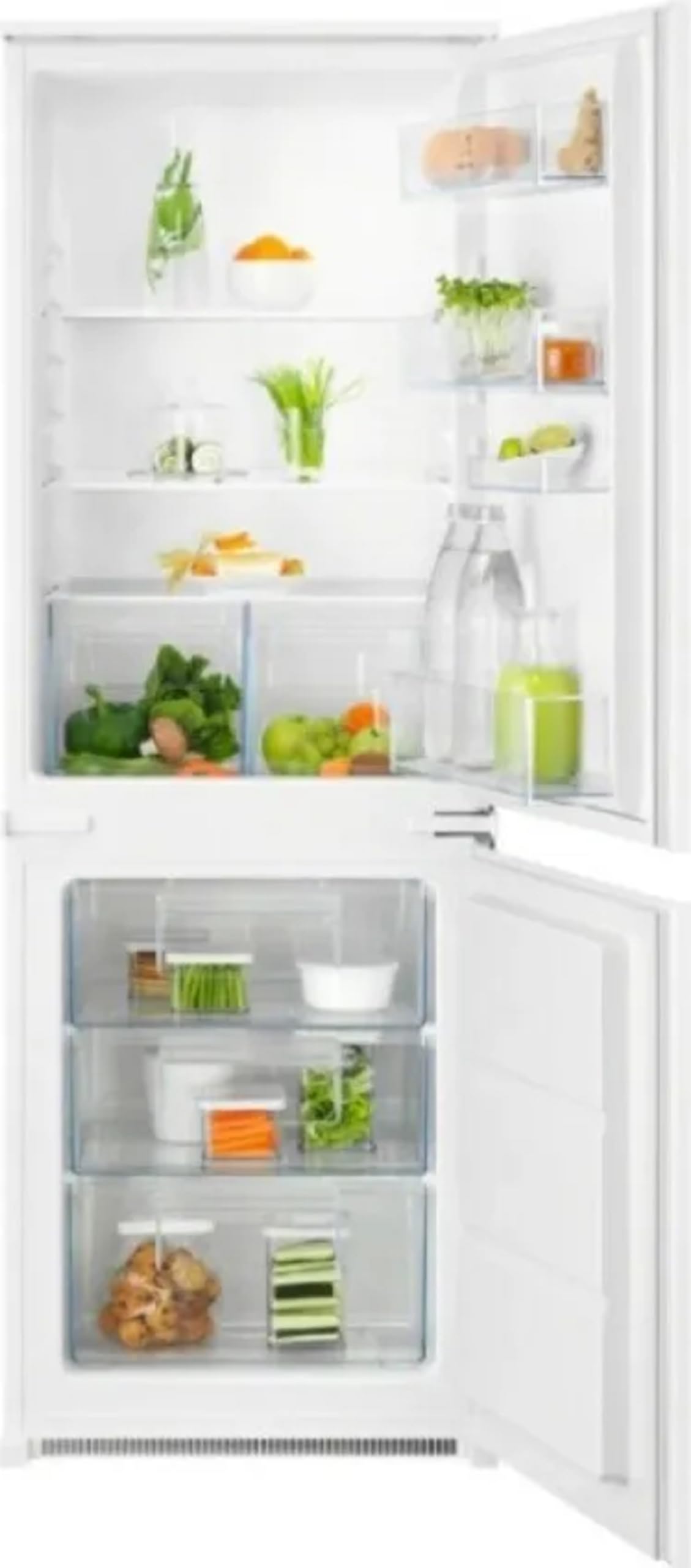 Electrolux KNS5LE16S - Frigorifero Combinato, Incasso, Low Frost, 233 Litri, Classe energetica E