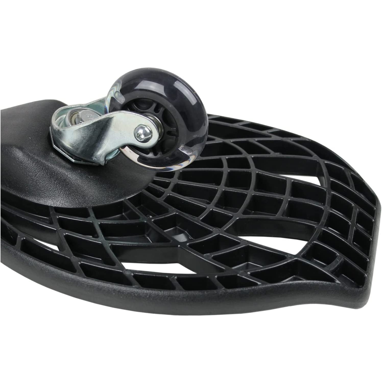 KSS 82A Skate Ripstik Luggage LED Inline Wheels with Bearings (2 Pack), 64mm, Black