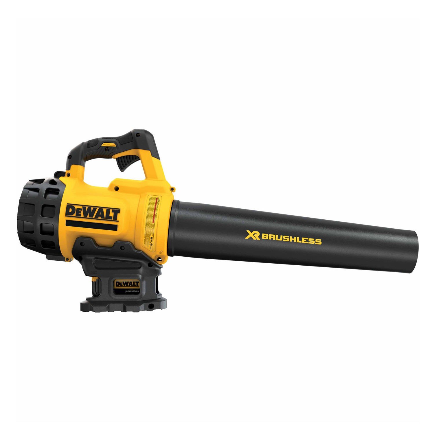 DEWALT Soffiatore Foglie a Batteria Litio Velocità di soffiaggio fino a 144 Km/h, Impugnatura Ergonomica 18 V 5.0 Ah, DCM562P1-QW