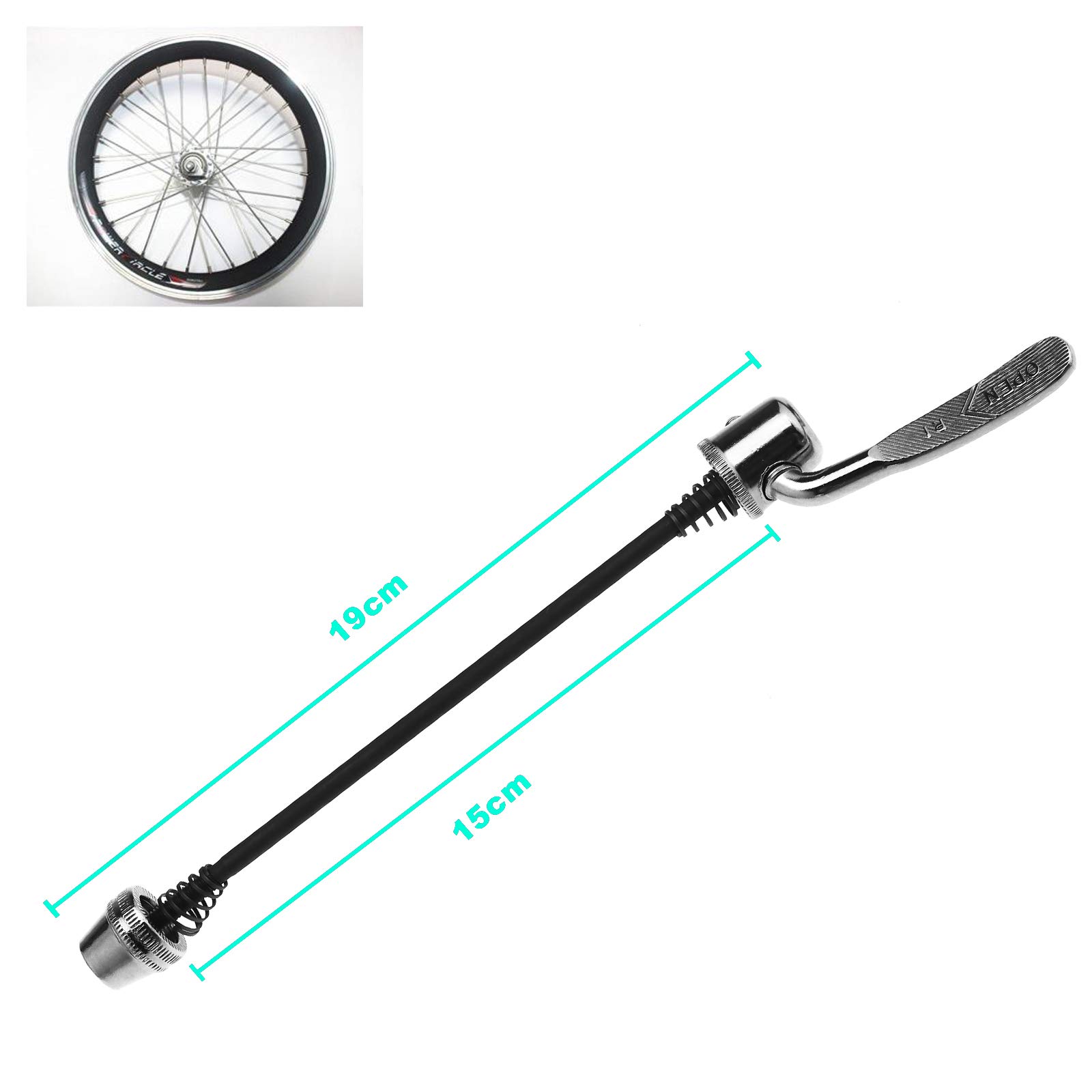 Bike Hub Quick Release Wheel Skewer For Trainer Bicycle Cycling