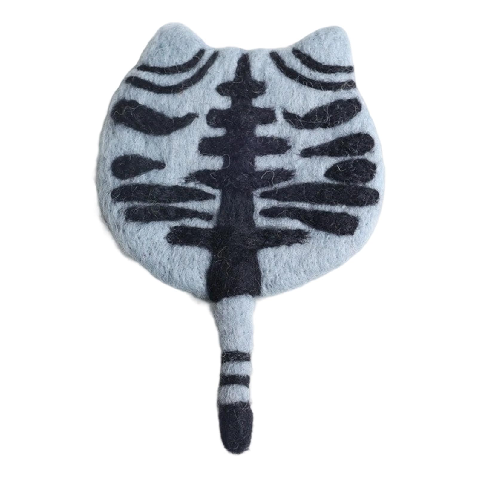 Linvimia A Lovely Cats Shape Felt Coasters Soft Wool Materials For Hot Beverages Decorative Kitchen Ccessory Lovely Kitchen Coasters