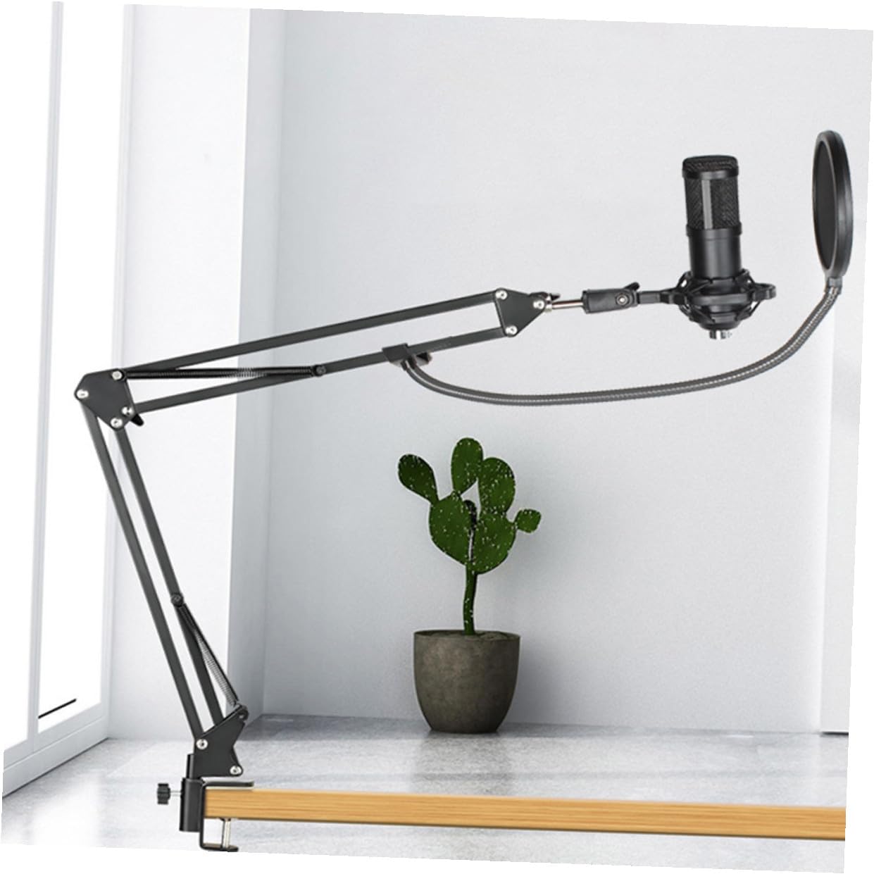 Microfono Condensatore USB Cardioide per Cattura Precisa Design in Lega di Alluminio Colore Casuale per Streaming e Registrazione Vocale per Studi di Registrazione e Gaming