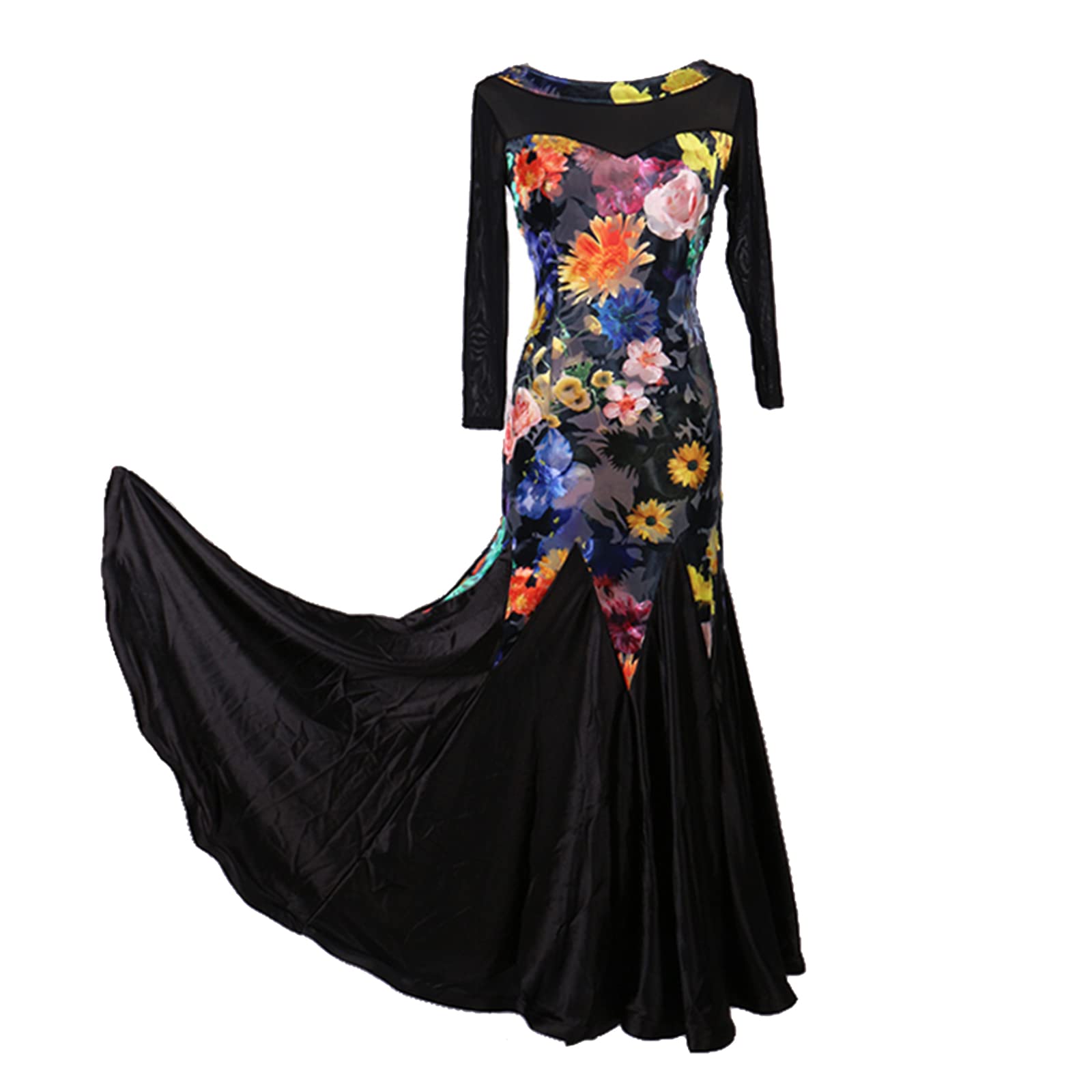 Vestido de baile estándar nacional, vestidos de baile de graduación, vestido de flamenco de vals Cha Cha, trajes de competencia de baile moderno, bata de danse liturgique Lyrique Scène
