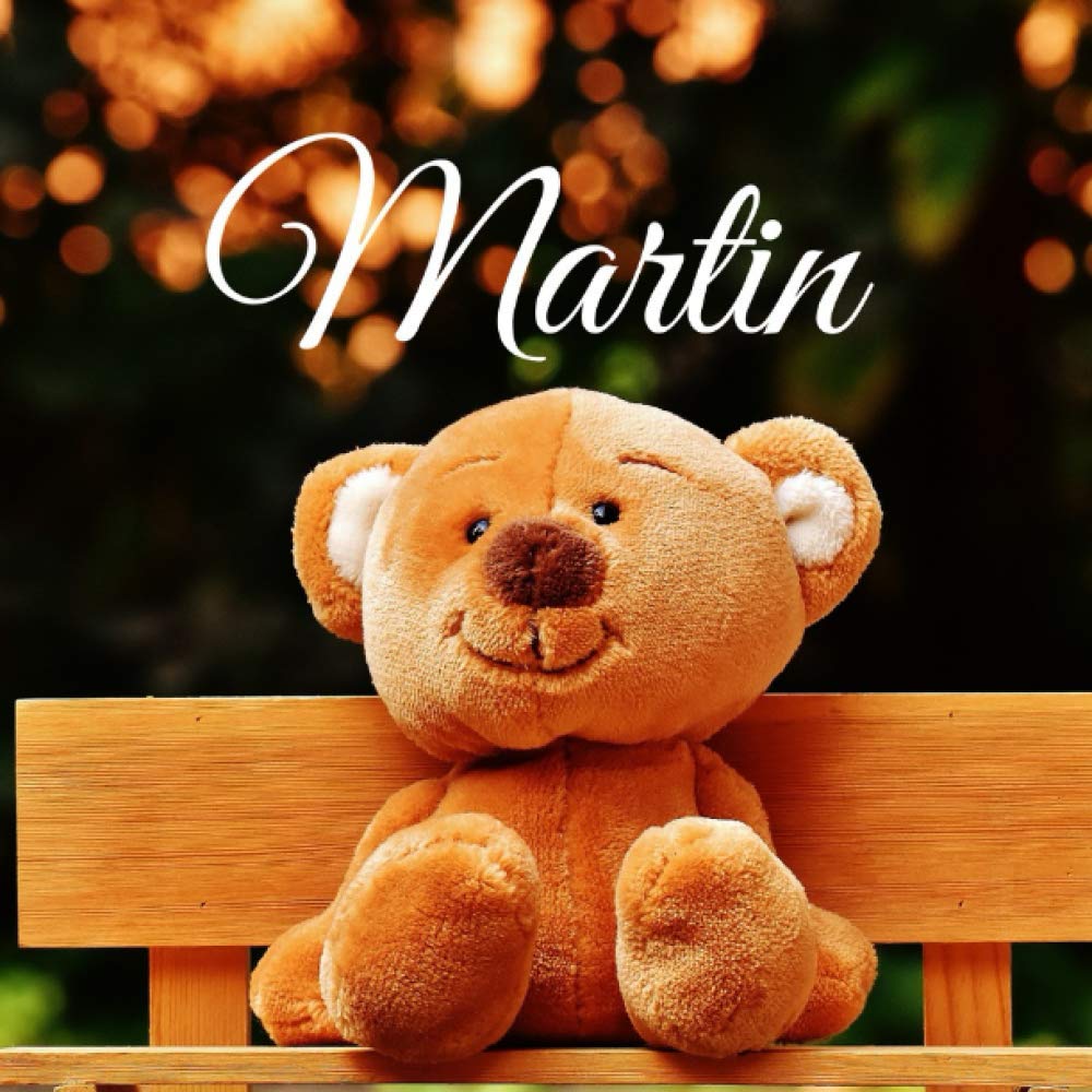 Martin: Souvenirs de naissance - album à compléter et personnaliser avec vos photos - format 21X21