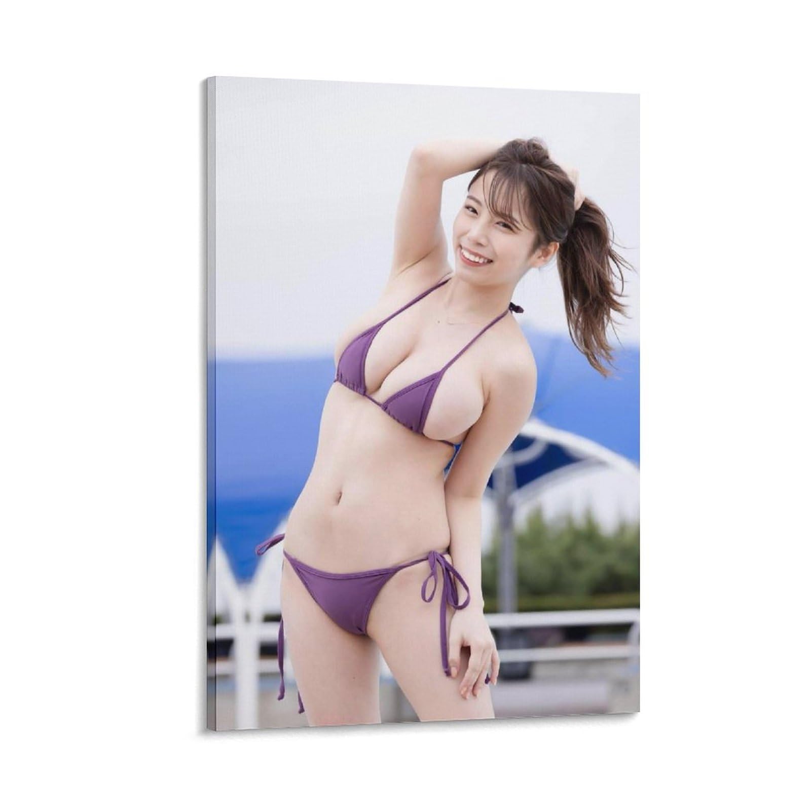 Amazon.co.jp: ポスター乙陽葵 水着 アート写真 ビキニ タペストリー