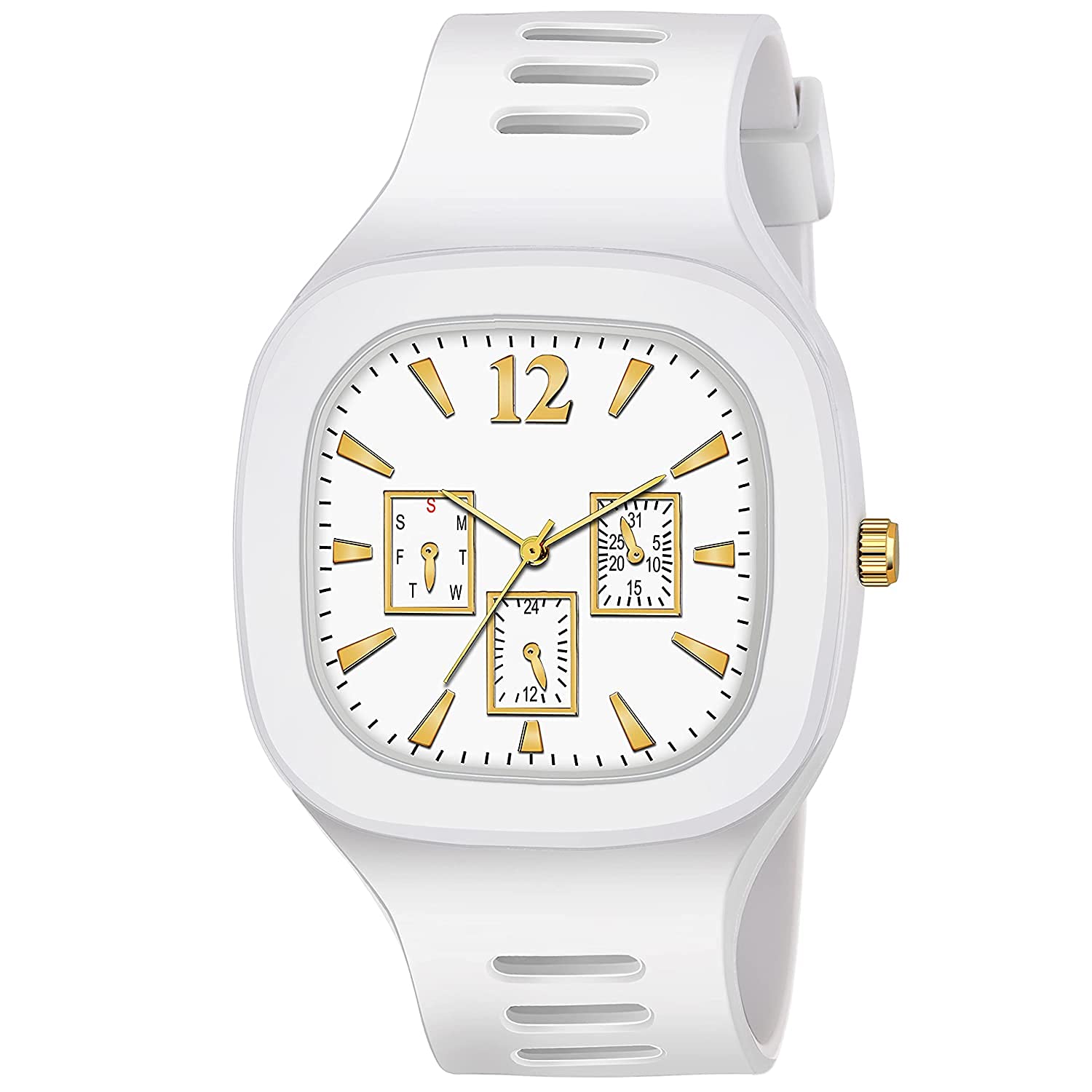 See full amazon price history chart for Endeavour Square White DIAL Analog Silicon Strap ADDI Stylish Designer Analog Watch Endeavour Square White DIAL Analog Silicon Strap ADDI Stylish Designer Analog Watch (B09H5HSYGD) Amazon Price History, Amazon Price Tracker