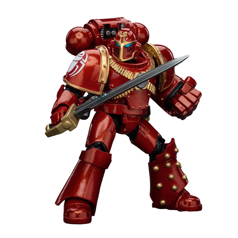JOYTOY Warhammer 40k: Sergente Sons Of Horus MKIV Con Pugno D'Energia – Action Figure 1/18 Da Collezione - 4