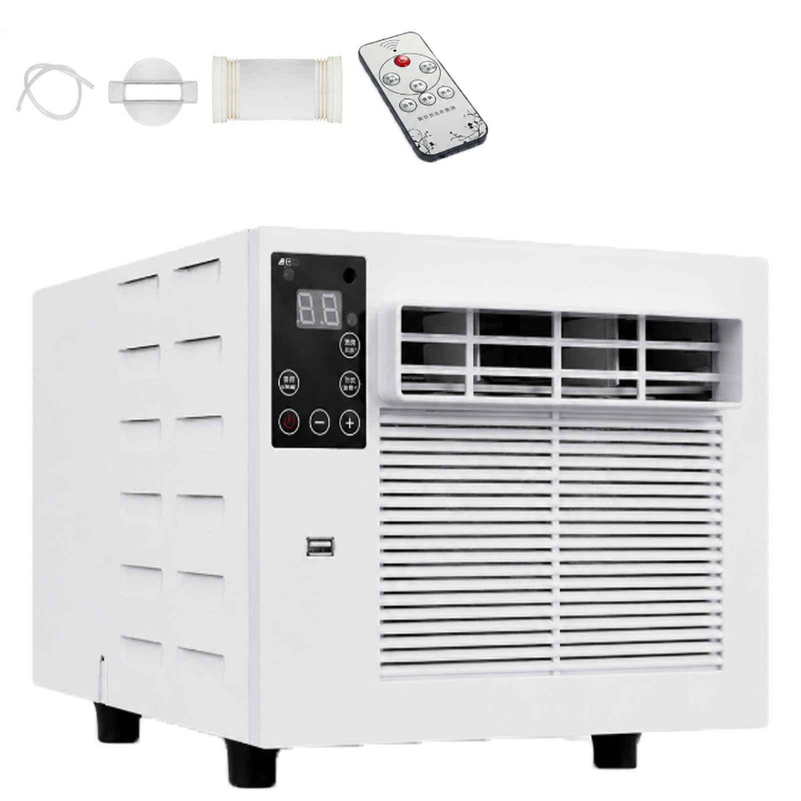 smafoseedding 1876btu Portable Air Conditioner, Mobile Tent Air Conditioner & Camping Ac Unit,Dehumidifier, 280w Air Cooler For Tent Truck Suv, Compact Travel Outdoor Design For 1-3 Person AC