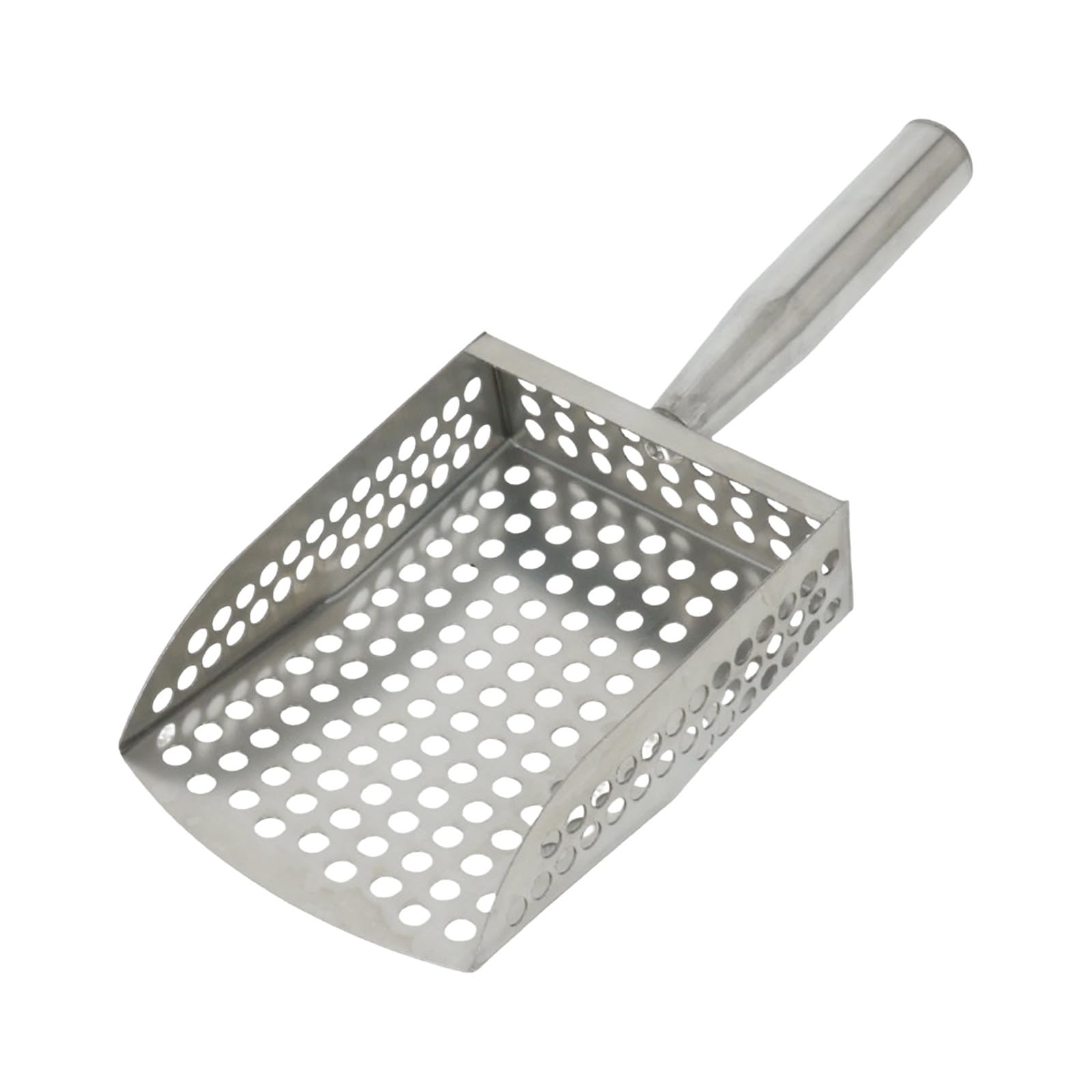Râteau à sable, pelle à sable pour détection de métaux, tamis de plage en acier inoxydable robuste avec poignée, râteau et tamis pour la chasse au trésor et le peignage de plage (2)