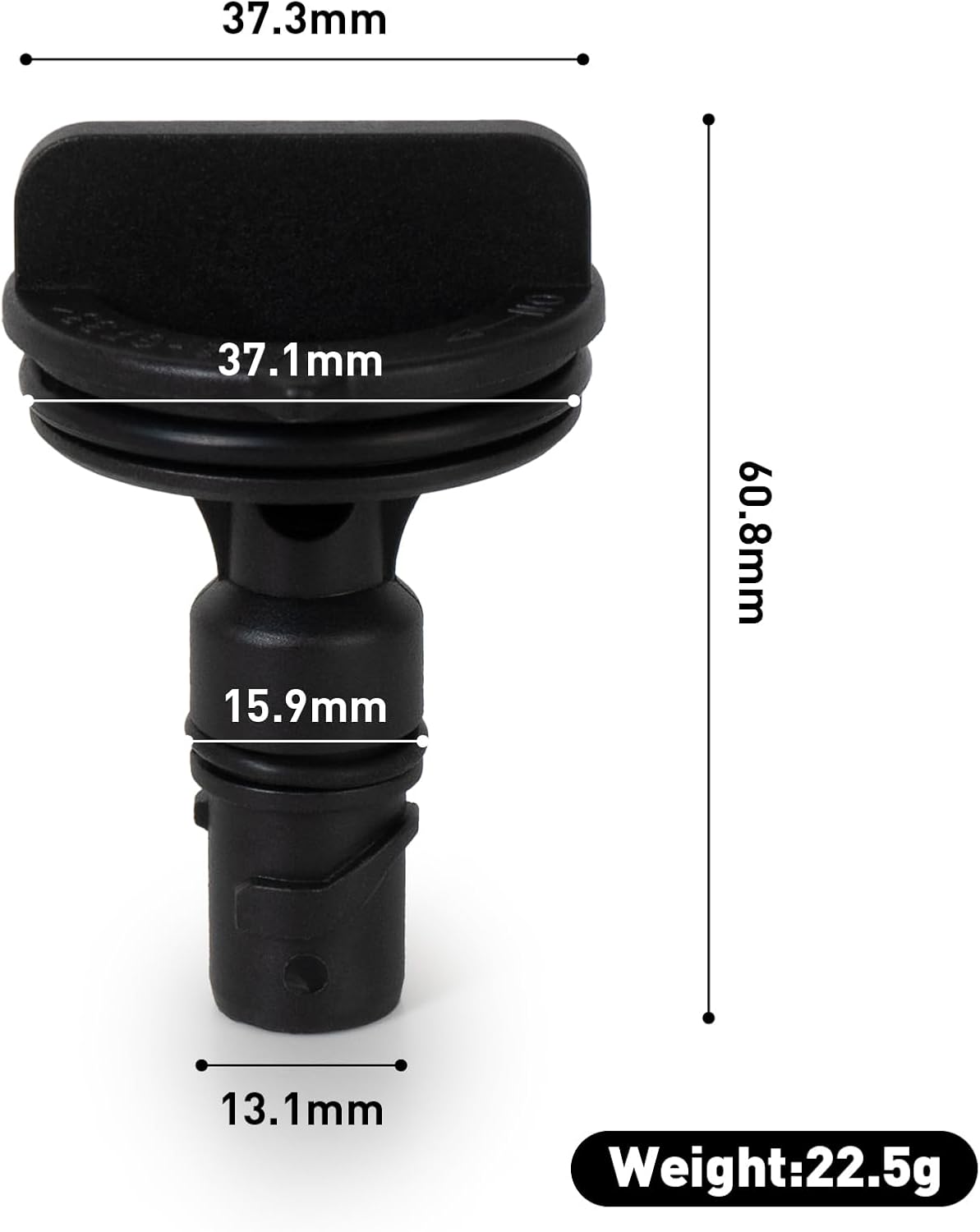 53032940AA Positive Crankcase Ventilation PCV Valve Compatible with Ram 1500 2011-2024 5.7L,3500 2011-2023 5.7L,2500 2011-2023 5.7L,4500 2014-2020 6.4L,5500 2014-2020 6.4L,