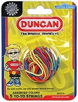 Vista 1 de Duncan Toys Yo-Yo de cuerda [Varios colores] - Paquete de 5 cuerdas de algodón para Yo-Yos de plástico y metal