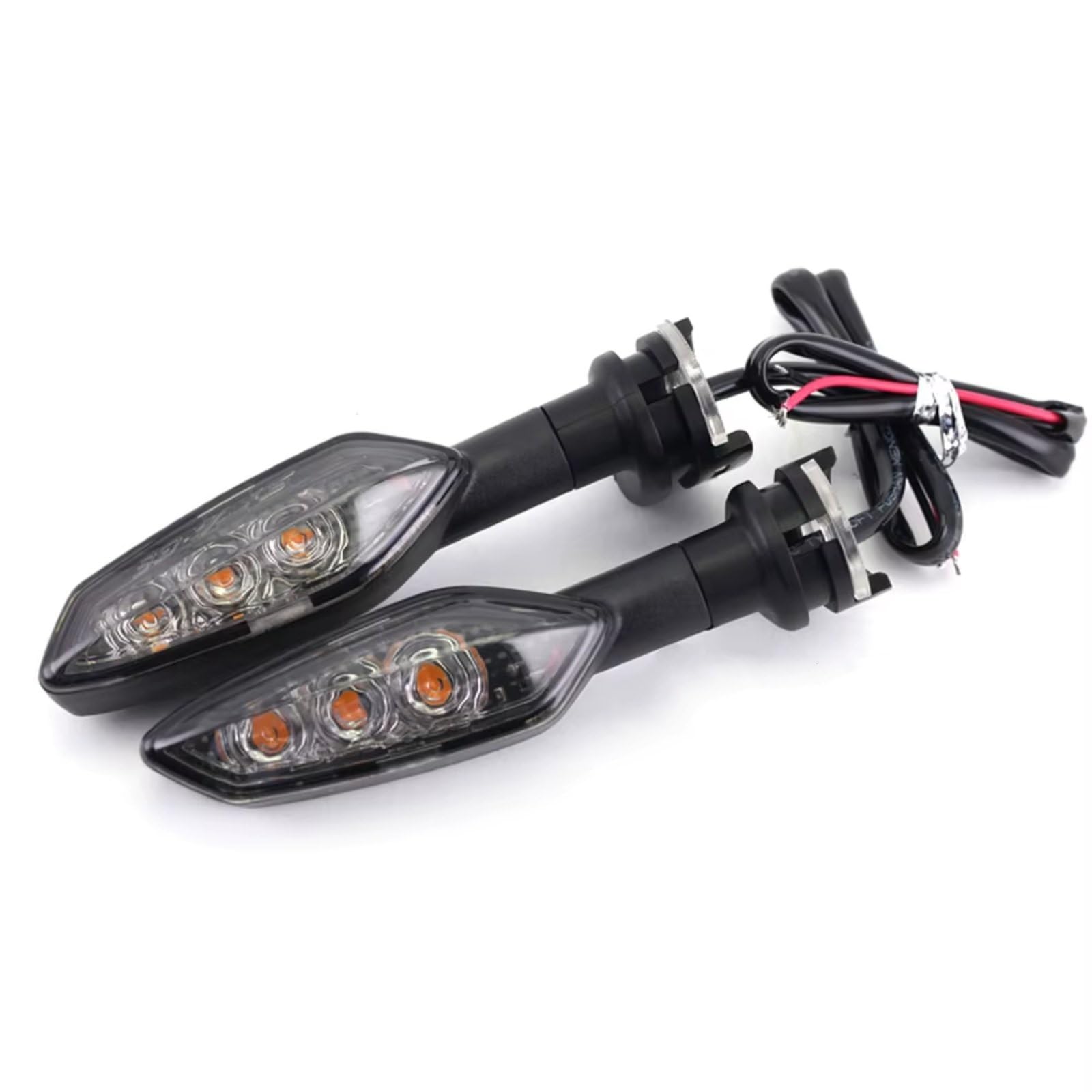 Area1 Indicatori Di Direzione A LED Per Moto, Compatibili Con YBR 125, YBR 250, YBR Custom, Omologati E, 2 Pezzi, V5 - 2