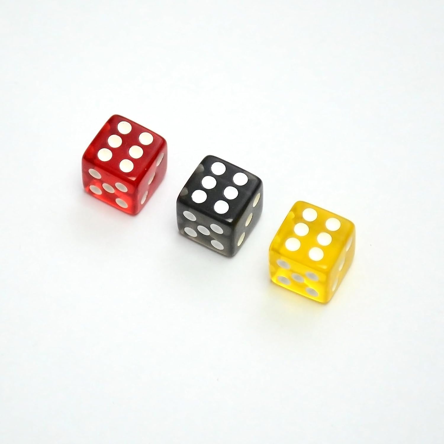 Mahjong Racks with Pushers Multi-Color Acrylic Mah Jongg Tile Holders with 3 Color Dice, Set of 7 (Multi-color)