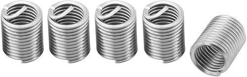 Miniatura 5 de Kit de reparación de rosca, kit de insertos de bobina, kit de reparación de roscas de acero inoxidable, insertos M3 M4 M5 M6 M8 M10 para evitar