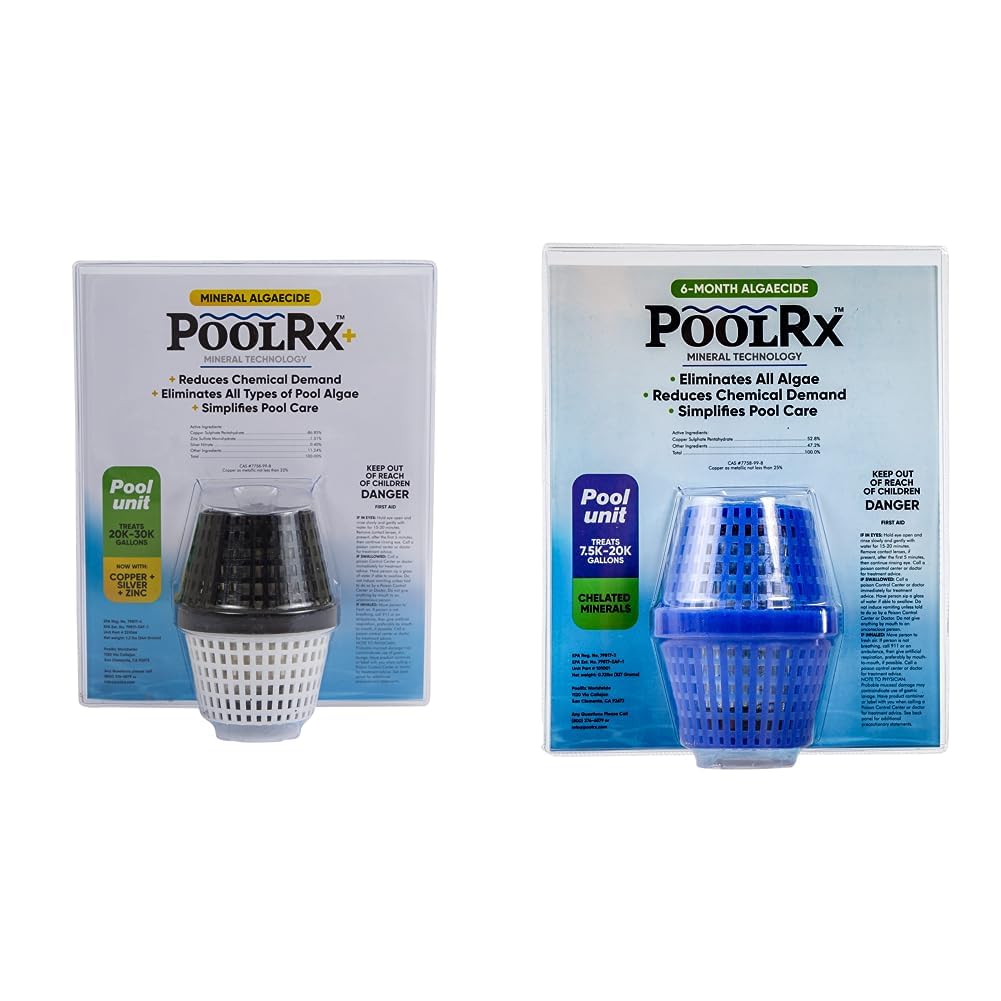 Amazon.com : PoolRX+ Pool Unit 20k-30k gallons and Pool RX 101001 6 ...