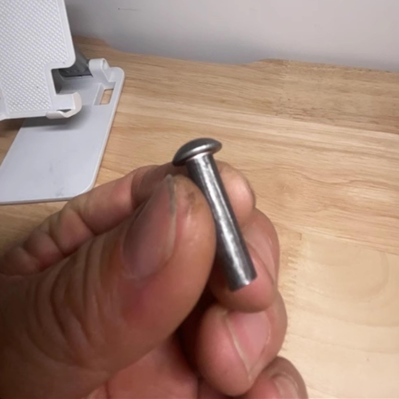 Remaches de cabeza redonda, remaches de cabeza semicircular de hierro macizo, aptos para uso industrial, paquete de 1 kg (M6*50)