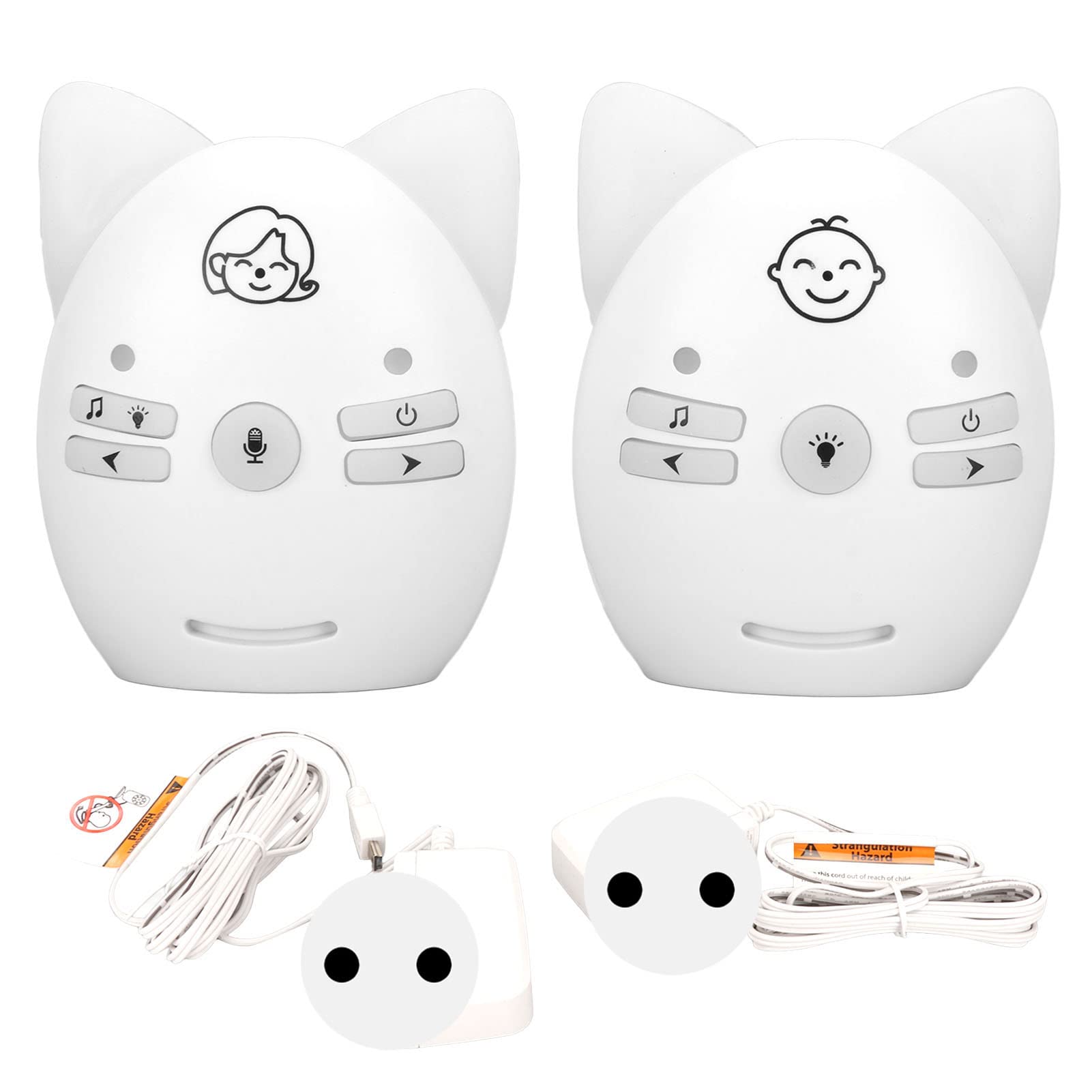 Baby Monitor Audio Baby Monitor Audio Wireless Digital Focus Baby Monitor Baby Monitor Audio Baby Monitor Audio Solo Audio Baby Monitor Audio Bidirezionale Baby Monitor Audio 2 (Bianco)