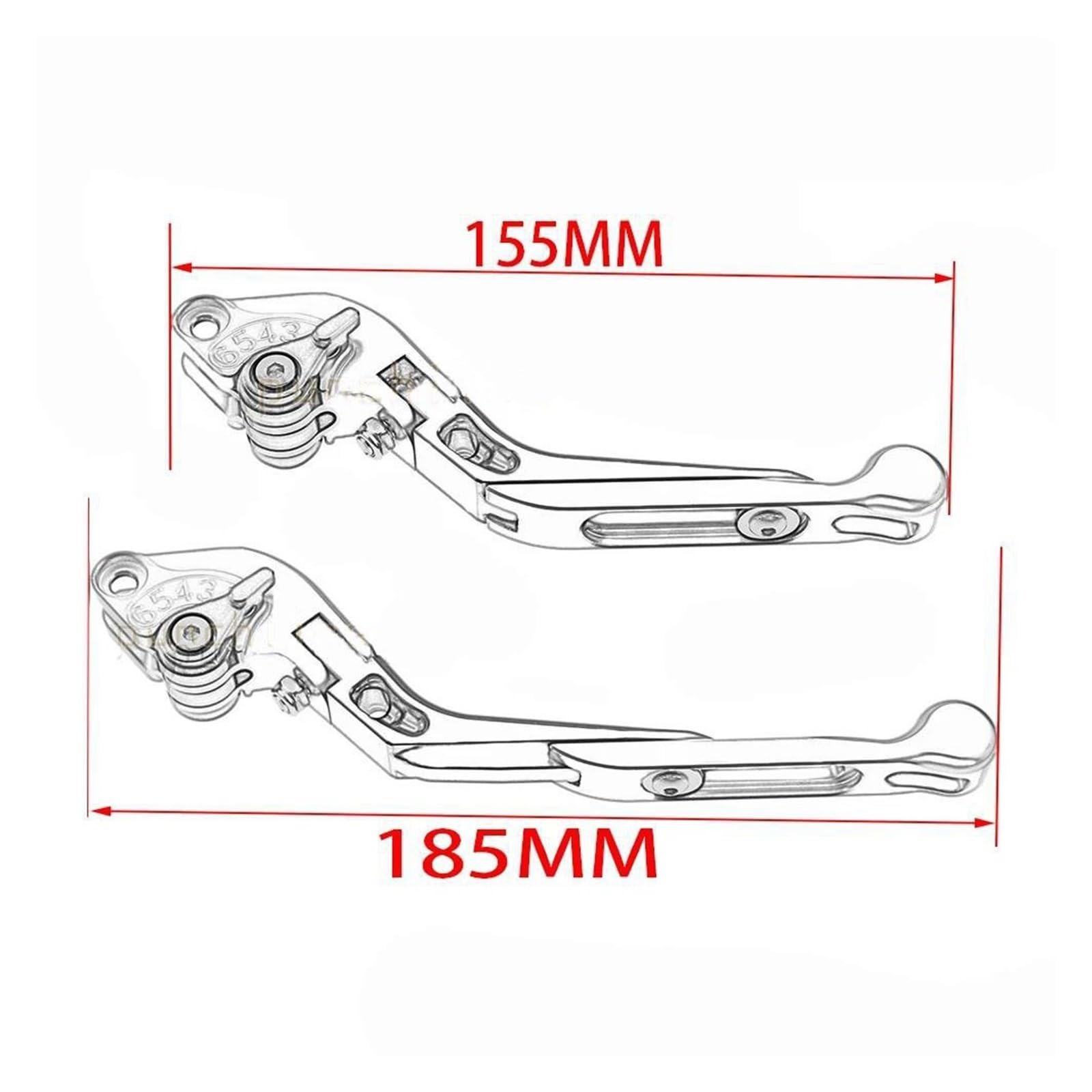 Per 890 Adventure R RALLY 2021 2022 2023 Set Di Maniglie Freno Frizione Allungabili Pieghevoli Per Accessori Moto(DESIGN L)
