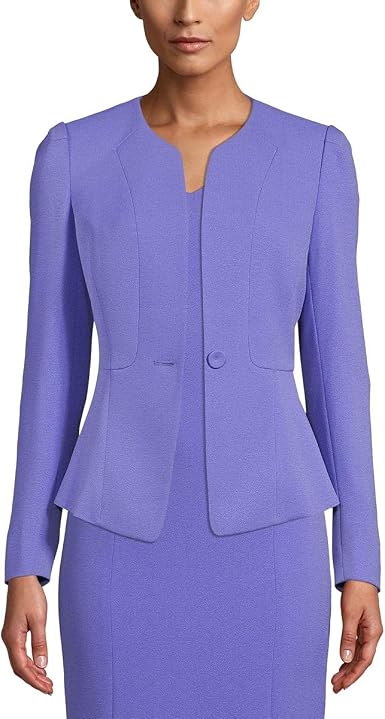 Amazon.com: Anne Klein mujer sin cuello Peplum Jkt, peplum jkt sin cuello,  12, Sombra de lluvia. : Ropa, Zapatos y Joyería