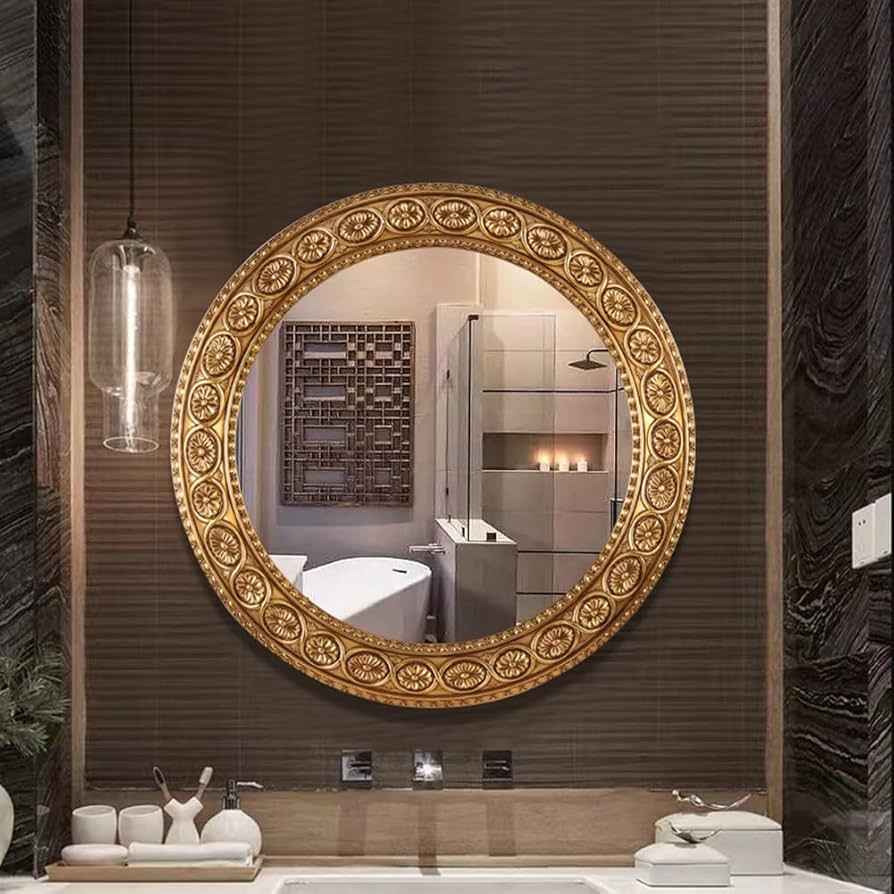 アンティーク　レトロ　鏡 Amazon.com: Eaoundm 16.5 x 11 inch Vintage Antique