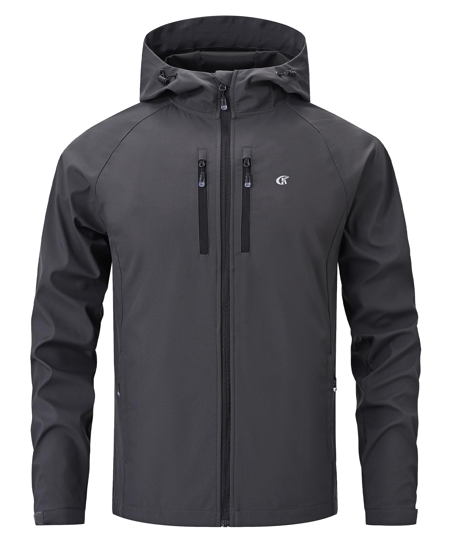 Huayuzh Softshelljacke für Herren Wasserdicht Winddicht Atmungsaktiv Outdoor Jacke Windbreaker Regenjacke Wandern Camping
