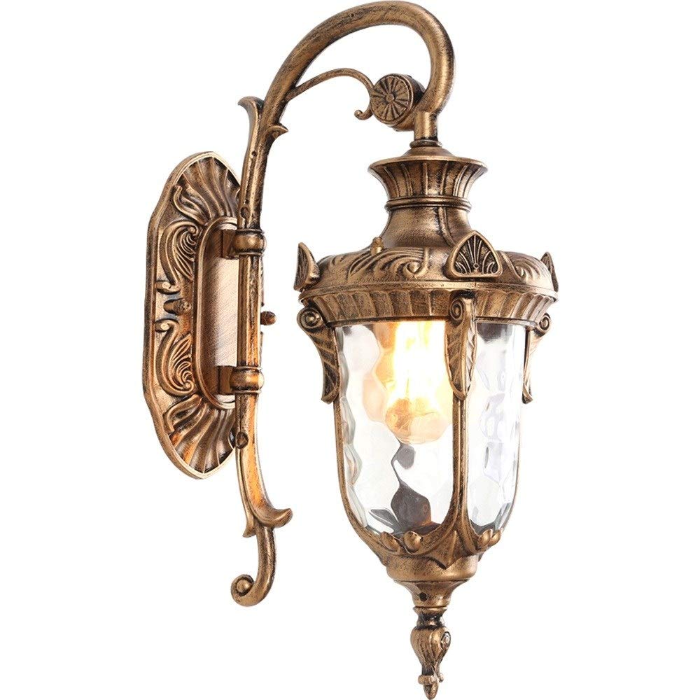 Lanterne murale extérieure E27 applique en aluminium étanche style traditionnel